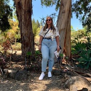 Rails Cropped Wrap Top- gently worn